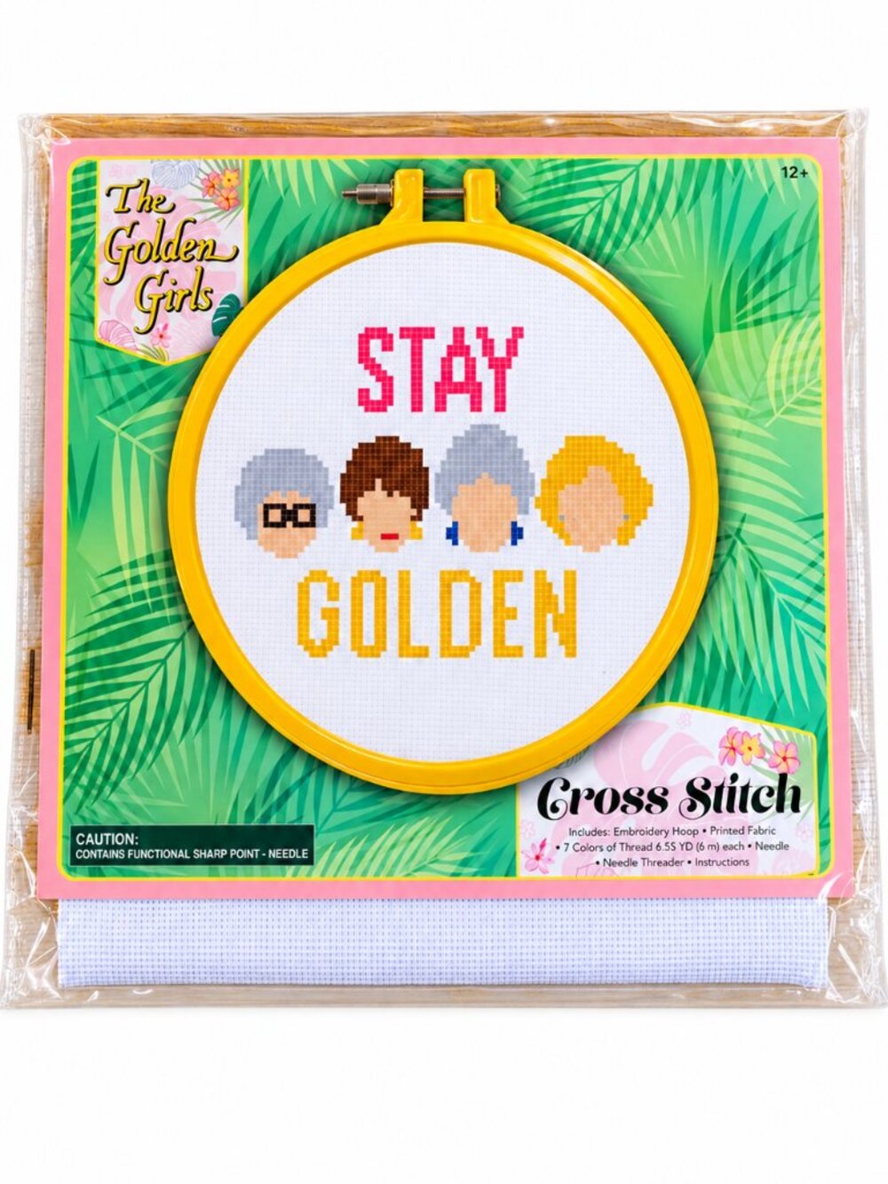 The Golden Girls Stay Golden Cross Stitch Kit NWT Sealed Discontinued Rare Craft